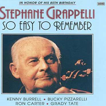 Stephane Grappelli - So Easy To Remember