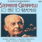 Stephane Grappelli - So Easy To Remember