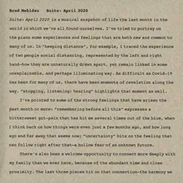 Brad Mehldau - Suite April 2020